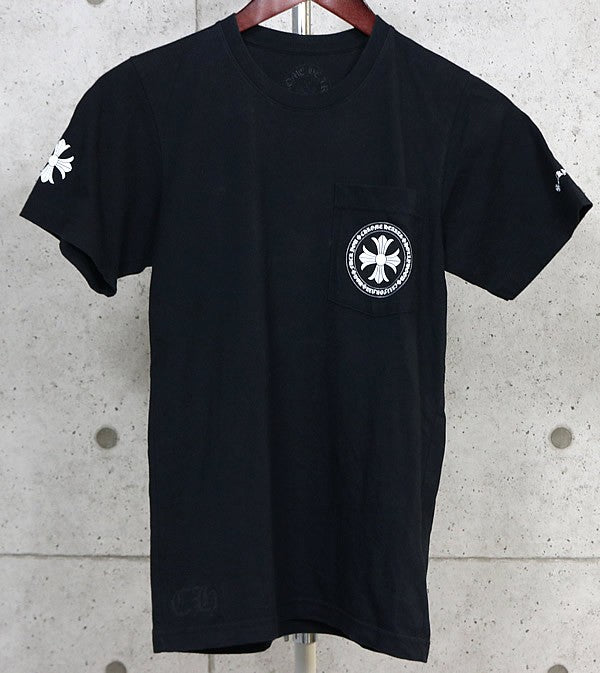 CHROME HEARTS CH Plus Logo Cotton T-Shirt Black Size XS