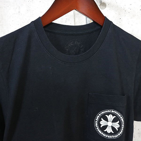 CHROME HEARTS CH Plus Logo Cotton T-Shirt Black Size XS