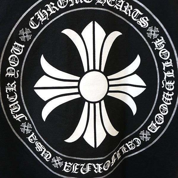 CHROME HEARTS CH Plus Logo Cotton T-Shirt Black Size XS