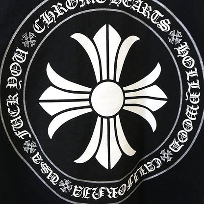 CHROME HEARTS CH Plus Logo Cotton T-Shirt Black Size XS