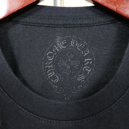 CHROME HEARTS CH Plus Logo Cotton T-Shirt Black Size XS
