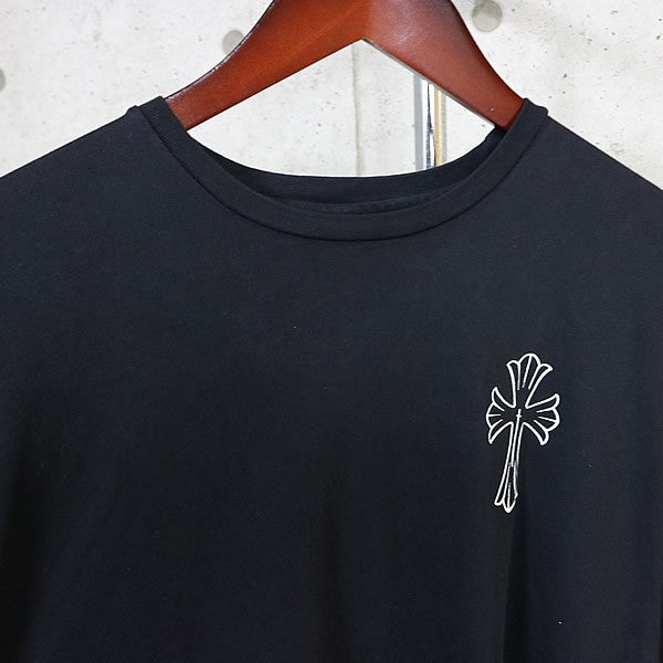CHROME HEARTS Small Cross Logo T-Shirt Black Size M