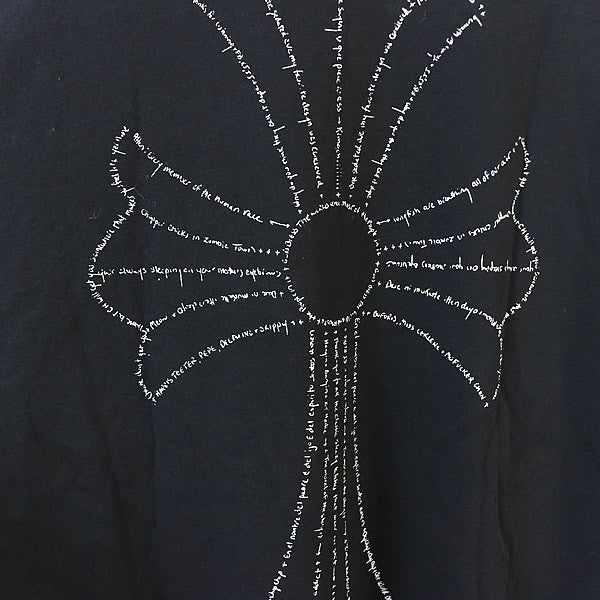 CHROME HEARTS Small Cross Logo T-Shirt Black Size M