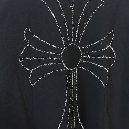 CHROME HEARTS Small Cross Logo T-Shirt Black Size M