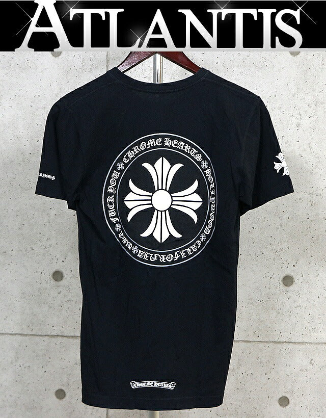 CHROME HEARTS CH Plus Logo Cotton T-Shirt Black Size S