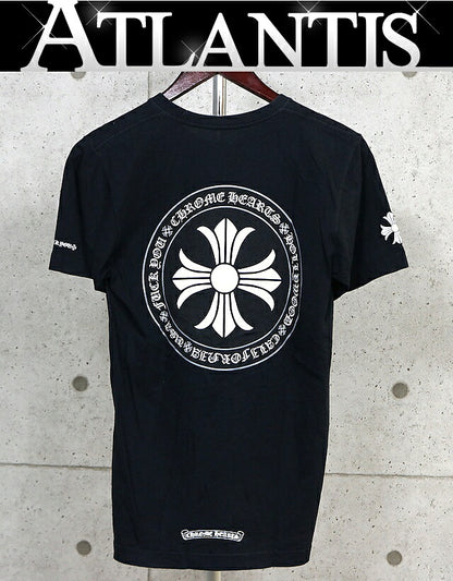 CHROME HEARTS CH Plus Logo Cotton T-Shirt Black Size S
