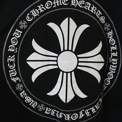 CHROME HEARTS CH Plus Logo Cotton T-Shirt Black Size S