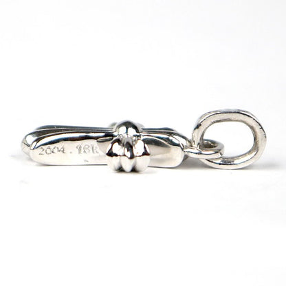 CHROME HEARTS Baby Fat Cross Pave White Gold Size ONE SIZE