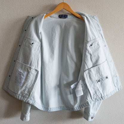 STONE ISLAND DENIM RESEARCH 26SS INDIGO DENIM-ULTRA BLEACHED JACKET Size S