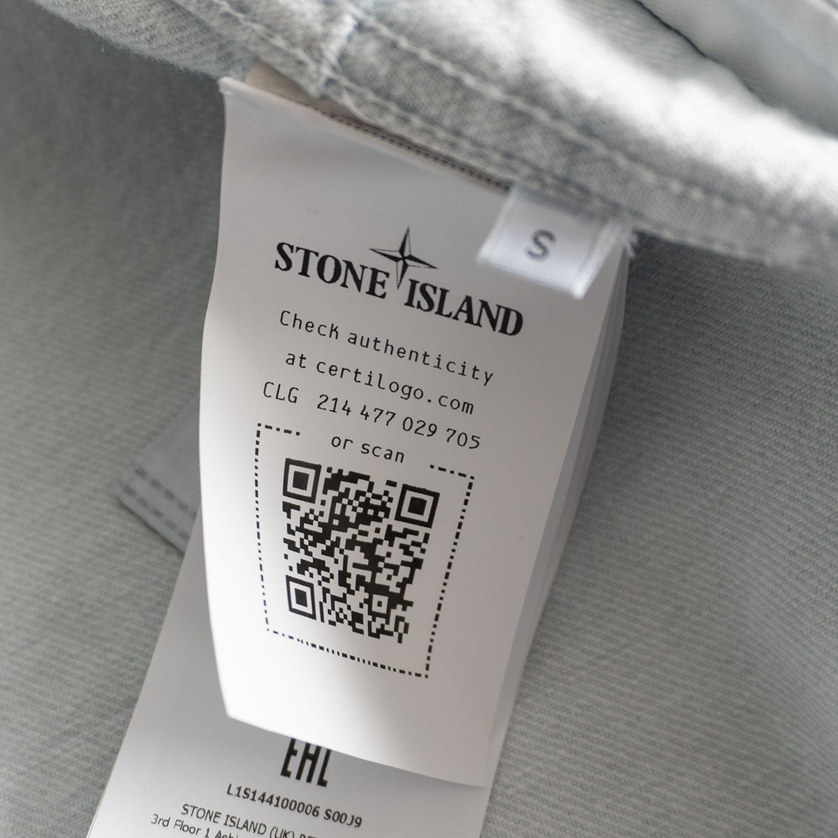 STONE ISLAND DENIM RESEARCH 26SS INDIGO DENIM-ULTRA BLEACHED JACKET Size S