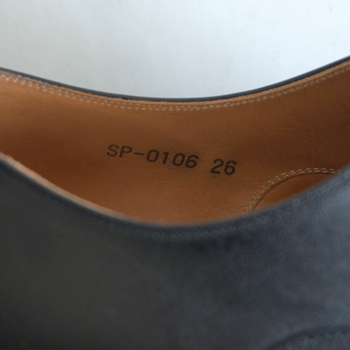 SCOTCH GRAIN Cap toe leather shoes Size 26EEE