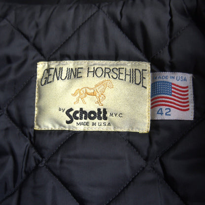 Schott 689H RIDERS HORSEHIDE Jacket Size 42