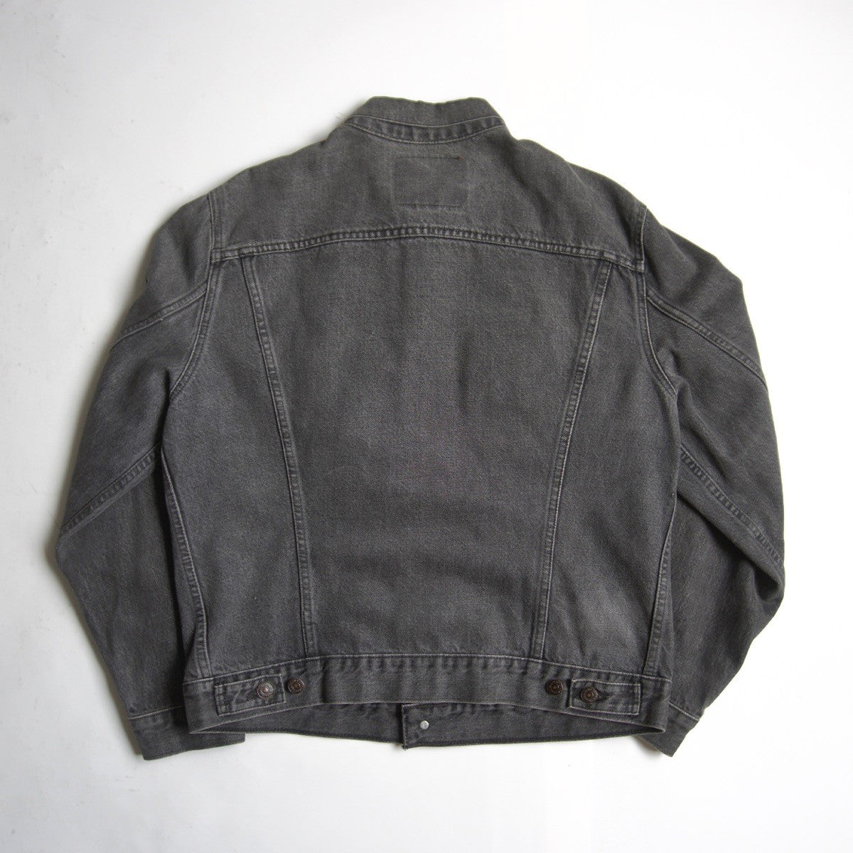 Levi's 80s Black Denim Jacket Size 44