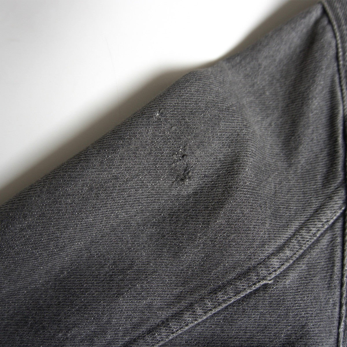 Levi's 80s Black Denim Jacket Size 44
