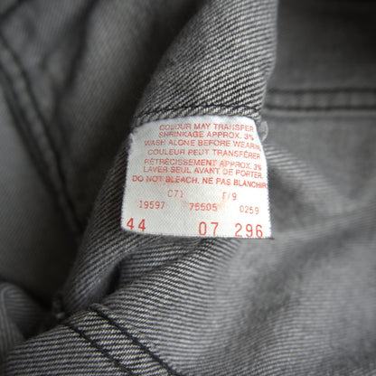Levi's 80s Black Denim Jacket Size 44