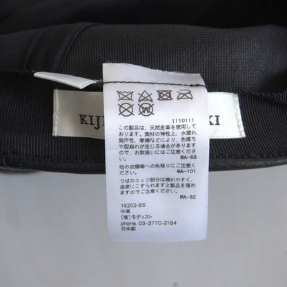KIJIMA TAKAYUKI Leather Jet Cap Hat Size F
