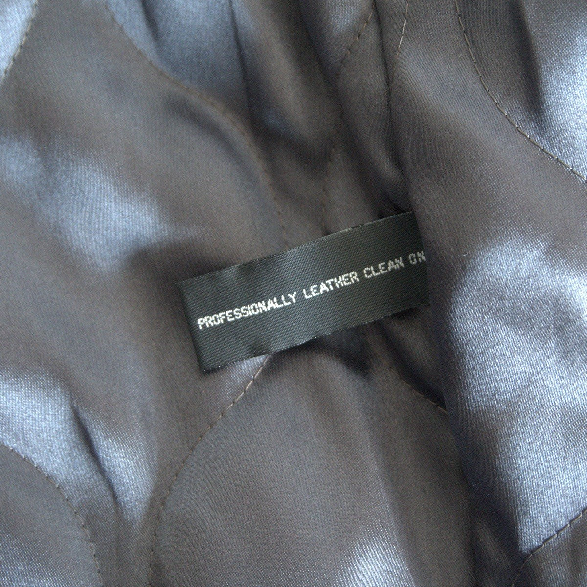 OLD STUSSY Black Leather Fur Coat Size L