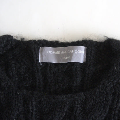 Comme des Garcons 00S Fisherman Knit Sweater Black Size M