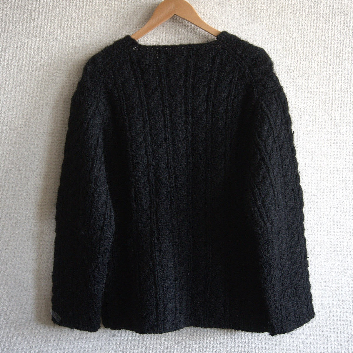 Comme des Garcons 00S Fisherman Knit Sweater Black Size M