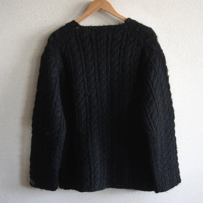 Comme des Garcons 00S Fisherman Knit Sweater Black Size M