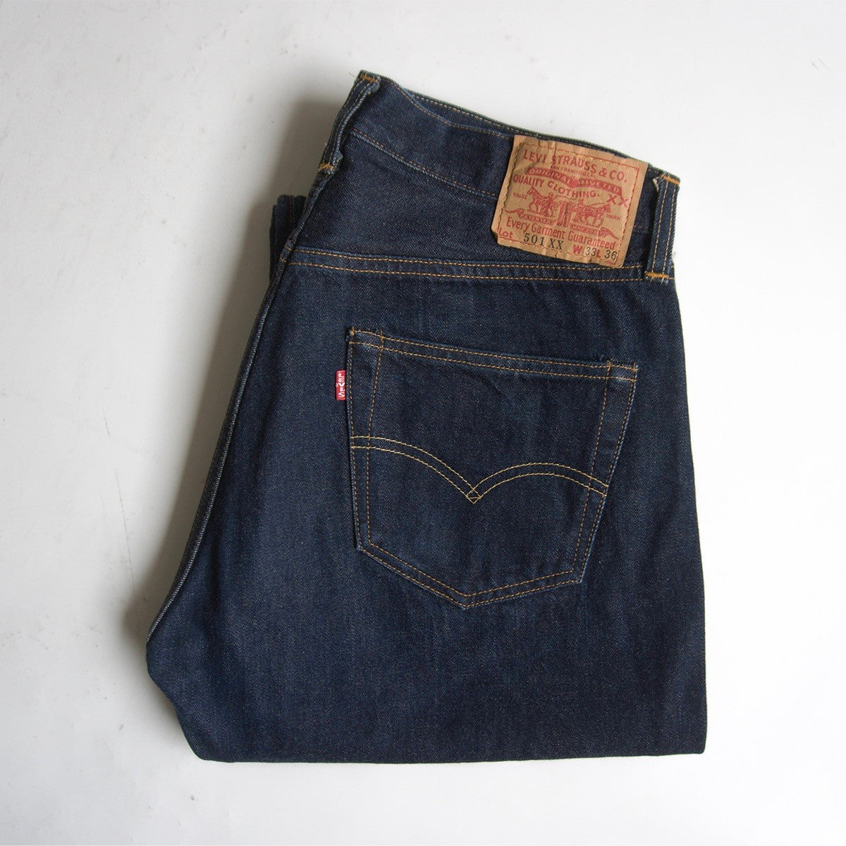 Levi's 501XX Big E Jeans Denim Pants Size 33×36