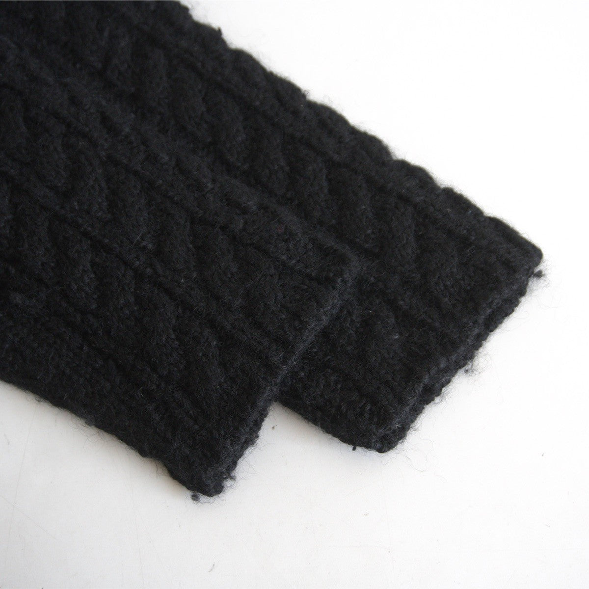 Comme des Garcons 00S Fisherman Knit Sweater Black Size M