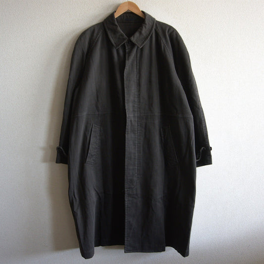 Comme des Garcons 80 Pique Corduroy Balmacaan Coat Size M