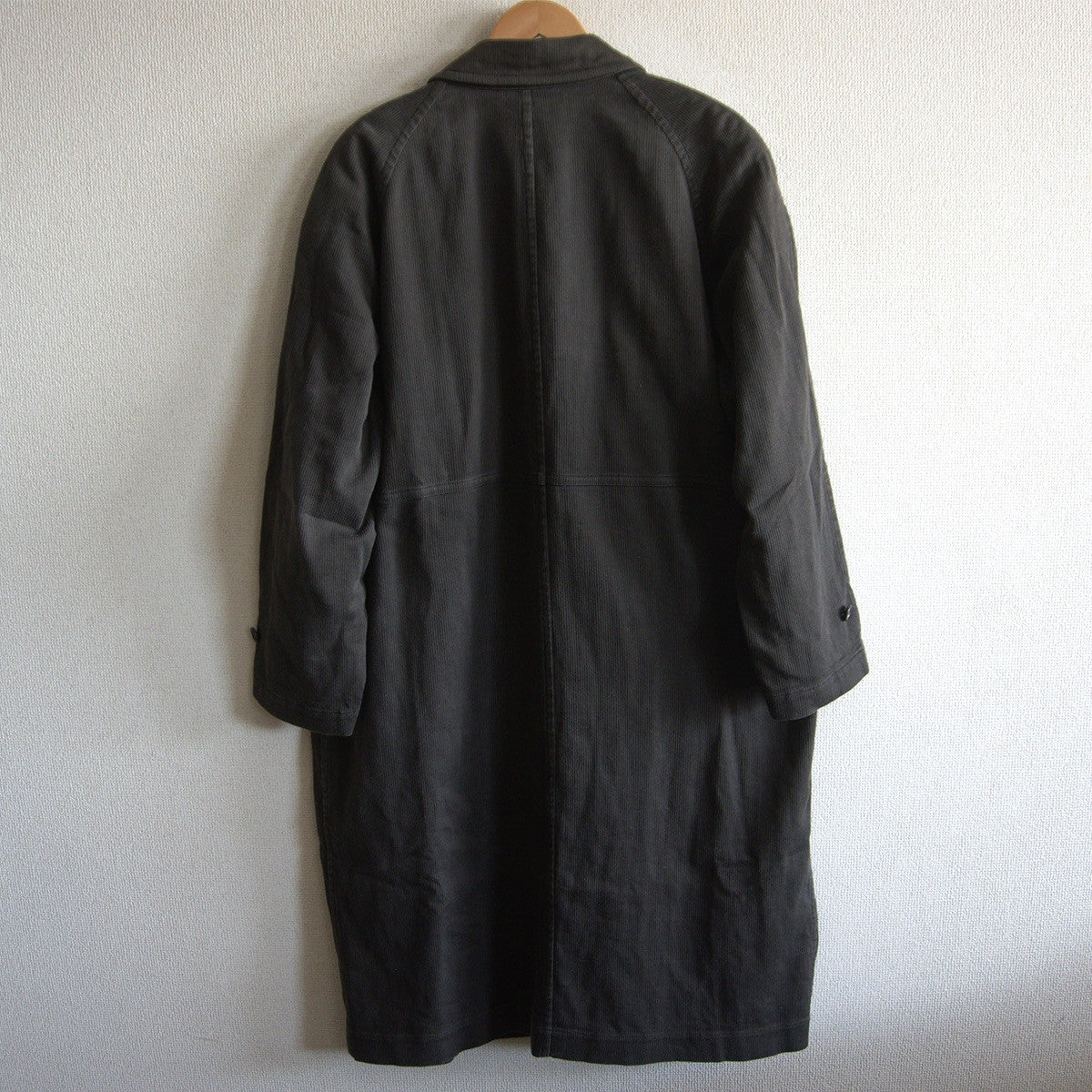 Comme des Garcons 80 Pique Corduroy Balmacaan Coat Size M