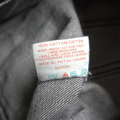 Levi's 80s Black Denim Jacket Size 44