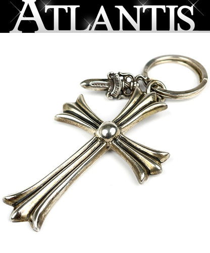 CHROME HEARTS Large Cross Keyring Silver Size ONE SIZE