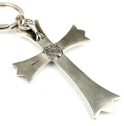 CHROME HEARTS Large Cross Keyring Silver Size ONE SIZE