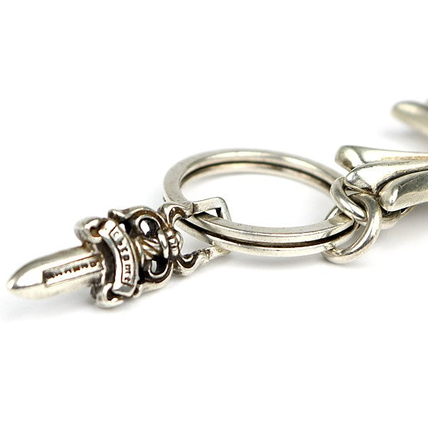 CHROME HEARTS Large Cross Keyring Silver Size ONE SIZE