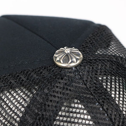 CHROME HEARTS 3 Cemetery Cross Hat Black/Pink Size ONE SIZE
