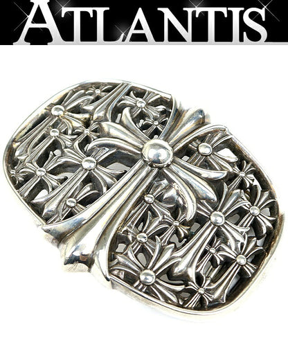 CHROME HEARTS 1.5 Cemetery Cross SV925 Silver Buckle