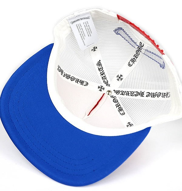 CHROME HEARTS New 3 Cross Tricolor Cap SV925 Size ONE SIZE
