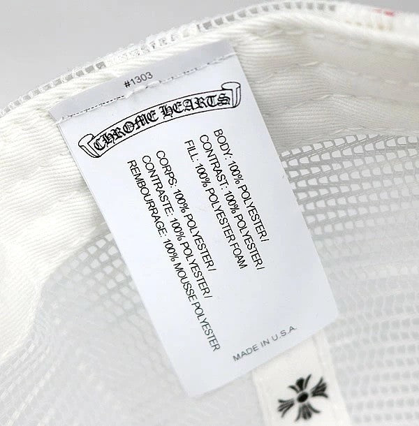 CHROME HEARTS New 3 Cross Tricolor Cap SV925 Size ONE SIZE