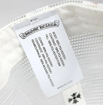 CHROME HEARTS New 3 Cross Tricolor Cap SV925 Size ONE SIZE
