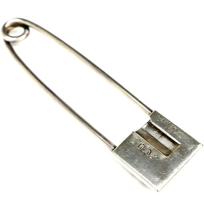 CHROME HEARTS XL Pyramid CH Plus Safety Pin Silver SV925