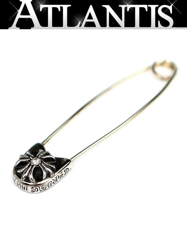 CHROME HEARTS Large Safety Pin 1P SV925 Silver Size ONE SIZE