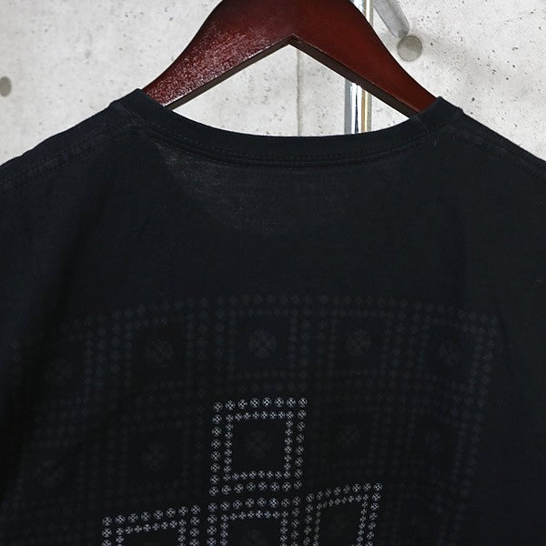 CHROME HEARTS Framed Cross Cotton T-Shirt Black Size S