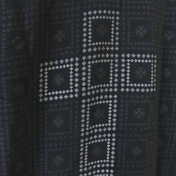 CHROME HEARTS Framed Cross Cotton T-Shirt Black Size S