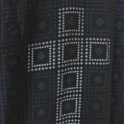 CHROME HEARTS Framed Cross Cotton T-Shirt Black Size S