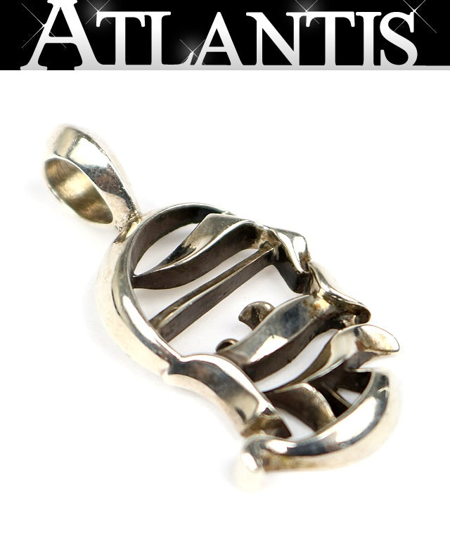 CHROME HEARTS CH Vertical Logo Charm Silver Size ONE SIZE
