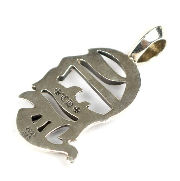 CHROME HEARTS CH Vertical Logo Charm Silver Size ONE SIZE
