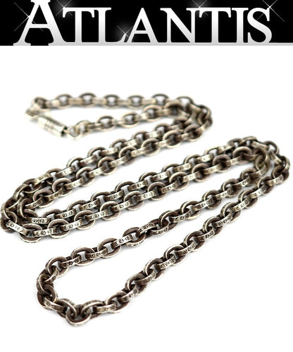 CHROME HEARTS Paper Chain 24in Necklace Silver Size ONE SIZE