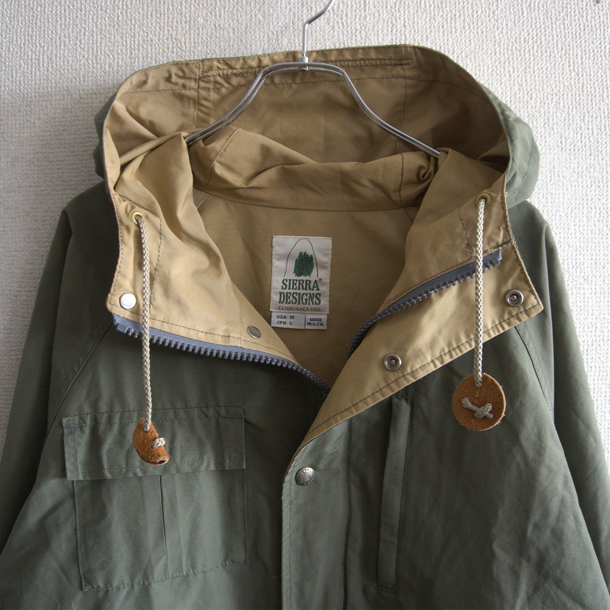 Sierra Designs USA 60/40 Mountain Parka Jacket Green Size L