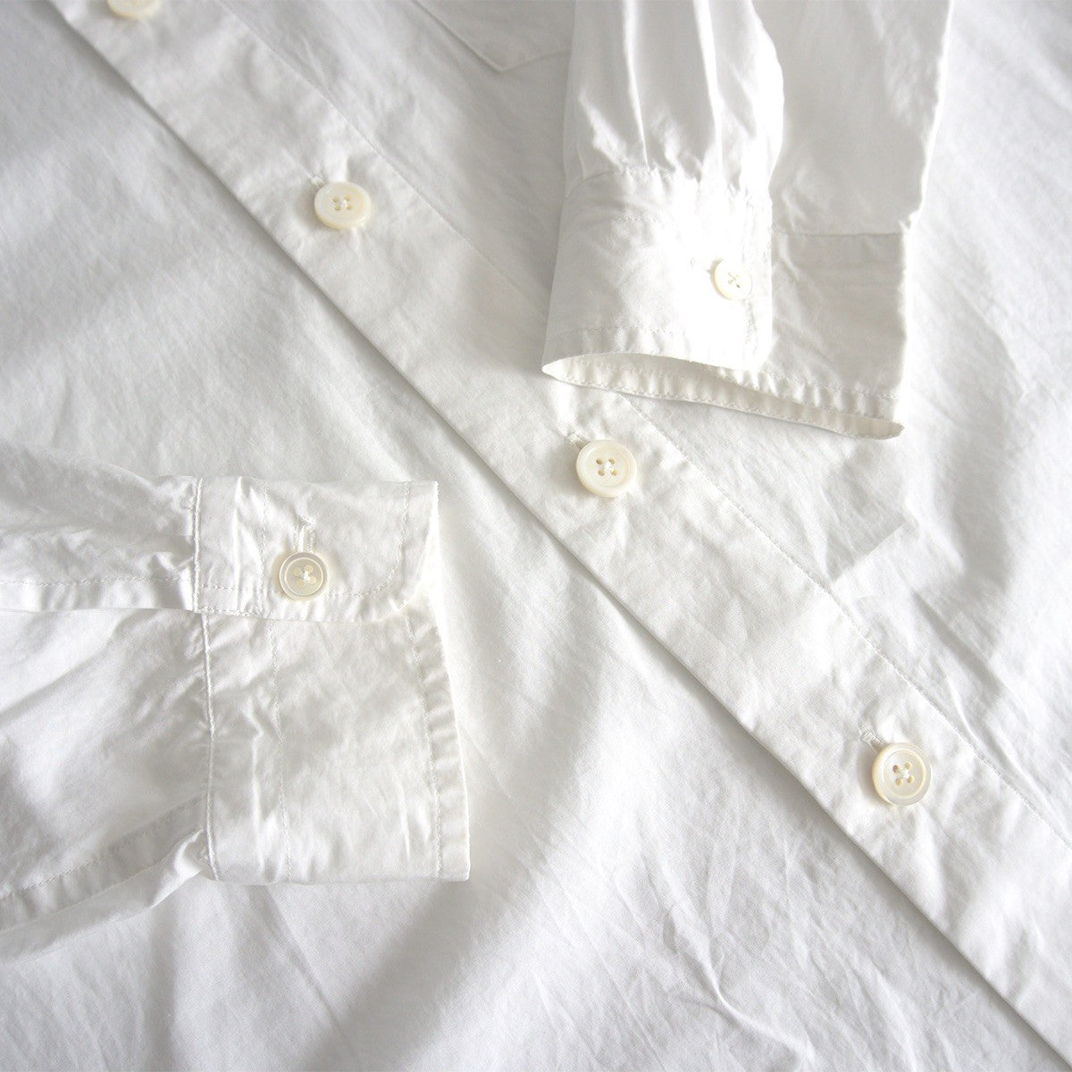 Arts & Science Band Collar Shirt White Size 3