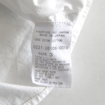 Arts & Science Band Collar Shirt White Size 3
