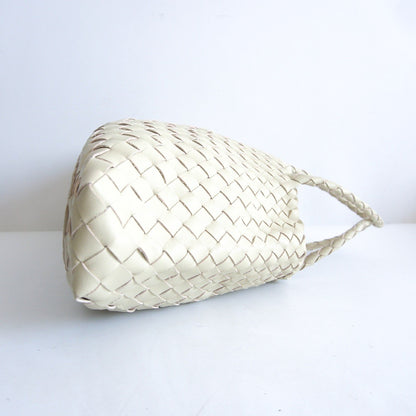 Dragon Diffusion Santa Croce Mesh Handbag White