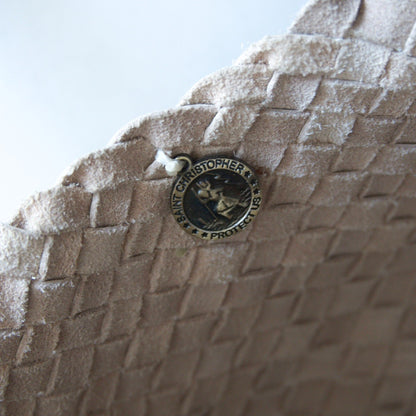 Dragon Diffusion Santa Croce Mesh Handbag White